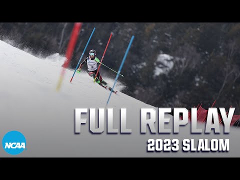 2023 NCAA skiing championship: Slalom full replay