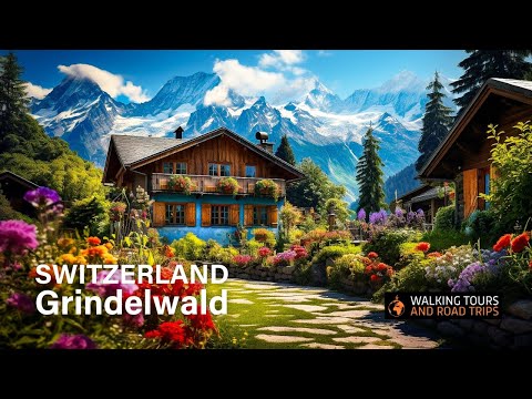 Grindelwald Switzerland - A Swiss Village Tour - Most Beautiful Villages in Switzerland 4k video