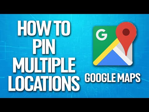 How To Pin Multiple Locations On Google Maps Tutorial